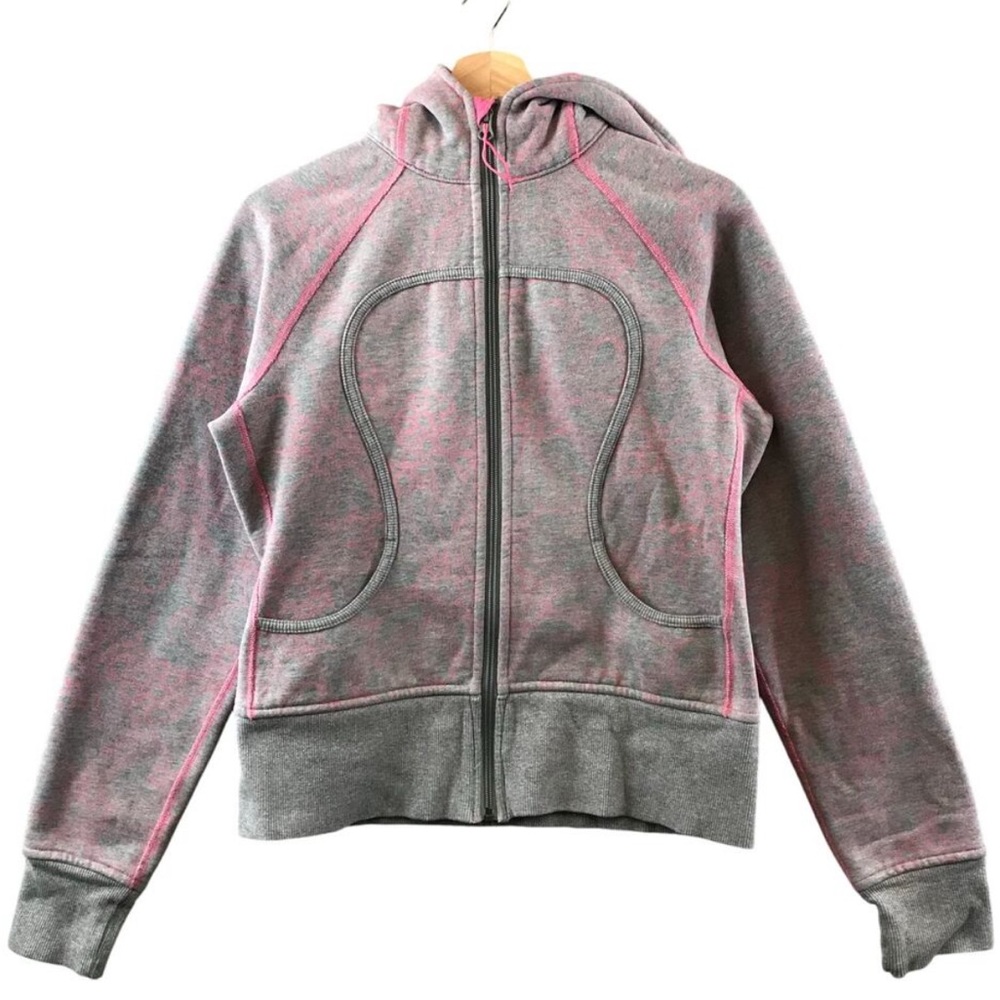Lululemon Womens Special Edition Pink To Purple Scuba Full Zip Hoodie